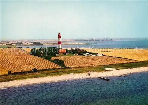 AK / Ansichtskarte Fehmarn Fluegger Leuchtturm Fliegeraufnahme Fehmarn