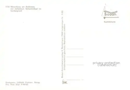 AK / Ansichtskarte Meersburg_Bodensee Fliegeraufnahme Meersburg Bodensee