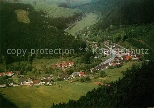 AK / Ansichtskarte Neuhaus_Solling Fohlenplacken Fliegeraufnahme Neuhaus Solling