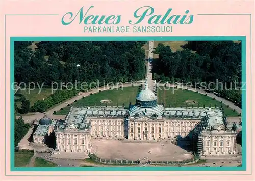 AK / Ansichtskarte Potsdam Sanssouci Neues Palais Fliegeraufnahme Potsdam