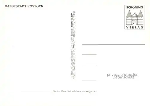 AK / Ansichtskarte Rostock_Mecklenburg Vorpommern Fliegeraufnahme Rostock