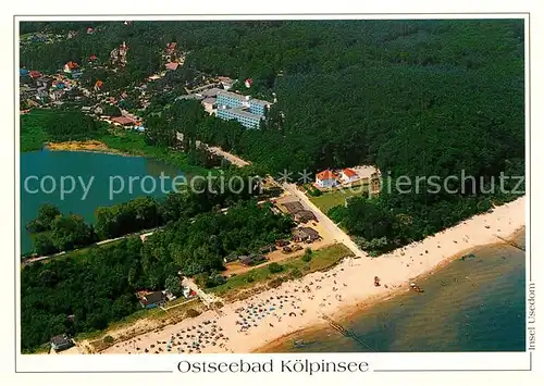 AK / Ansichtskarte Koelpinsee_Usedom Fliegeraufnahme Koelpinsee Usedom