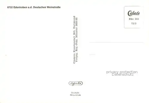 AK / Ansichtskarte Edenkoben Fliegeraufnahme Edenkoben