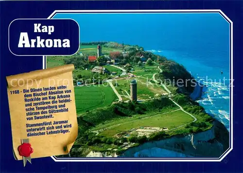 AK / Ansichtskarte Kap_Arkona Fliegeraufnahme Kap_Arkona
