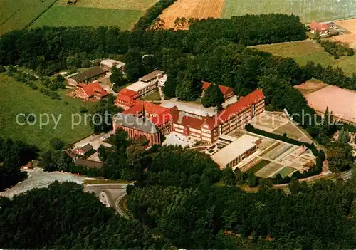 AK / Ansichtskarte Borken_Westfalen Oblatenkloster Mariengarden Fliegeraufnahme Borken_Westfalen