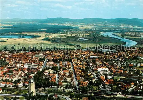 AK / Ansichtskarte Seligenstadt_Hessen Fliegeraufnahme Seligenstadt_Hessen