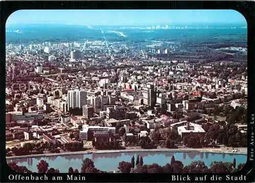 AK / Ansichtskarte Offenbach_Main Fliegeraufnahme Offenbach Main