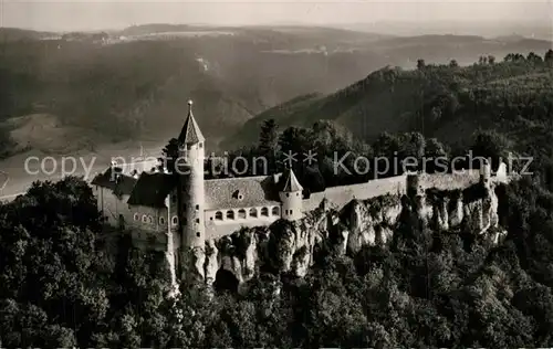 AK / Ansichtskarte Burg_Teck Fliegeraufnahme Burg Burg_Teck