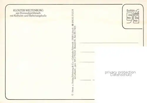 AK / Ansichtskarte Kloster_Weltenburg Fliegeraufnahme Donaudurchbruch mit Kehlheim und Befreiungshalle Kloster_Weltenburg