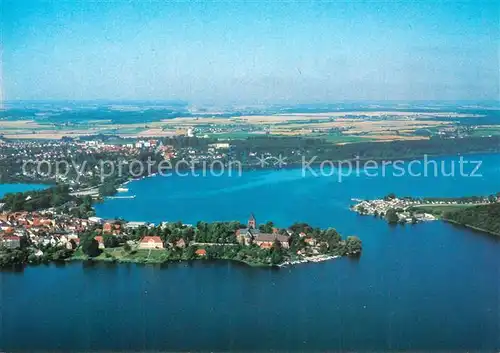 AK / Ansichtskarte Ratzeburg Fliegeraufnahme Domhalbinsel Ratzeburg