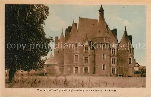 AK / Ansichtskarte Martainville Epreville Chateau Schloss Martainville Epreville