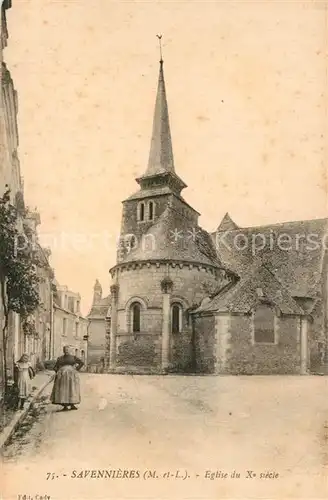 AK / Ansichtskarte Savennieres Eglise du Xe siecle Kirche Savennieres