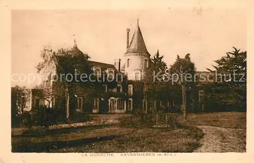 AK / Ansichtskarte Savennieres Domaine de la Guerche Chateau Schloss Savennieres