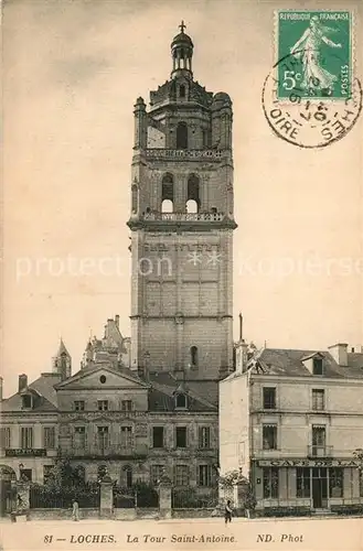 AK / Ansichtskarte Loches_Indre_et_Loire Tour Saint Antoine Loches_Indre_et_Loire