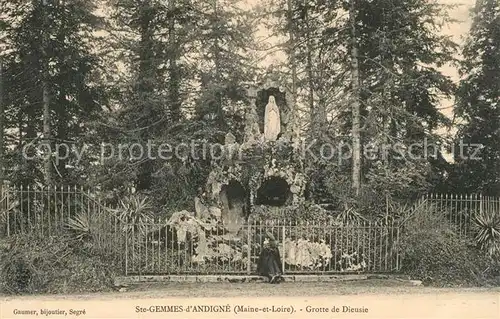 AK / Ansichtskarte Sainte Gemmes d_Andigne Grotte de Dieusie Sainte Gemmes d Andigne