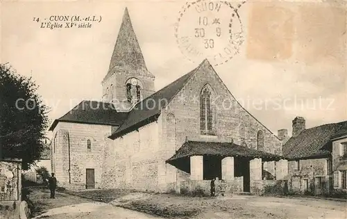 AK / Ansichtskarte Cuon Eglise XVe siecle Kirche Cuon