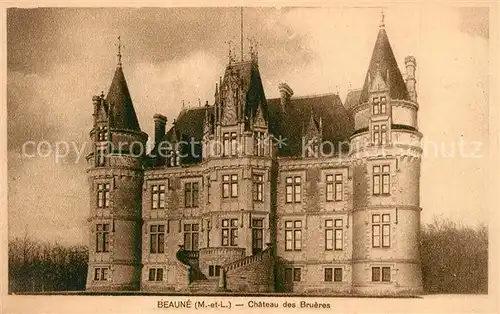 AK / Ansichtskarte Baune Chateau des Brueres Schloss Baune