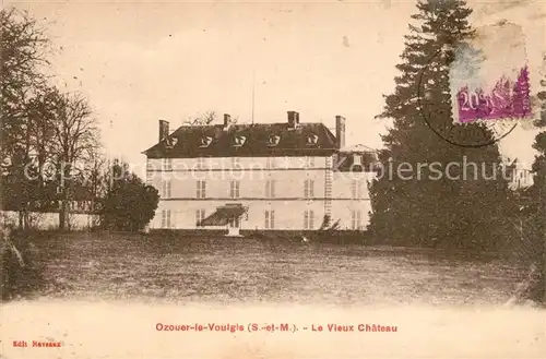 AK / Ansichtskarte Ozouer le Voulgis Vieux Chateau Schloss Ozouer le Voulgis