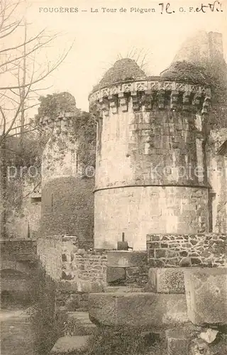 AK / Ansichtskarte Fougeres La Tour de Pleguen Fougeres