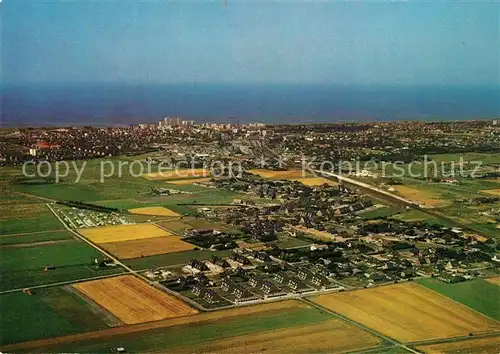 AK / Ansichtskarte Sylt OT Tinnum Fliegeraufnahme Sylt