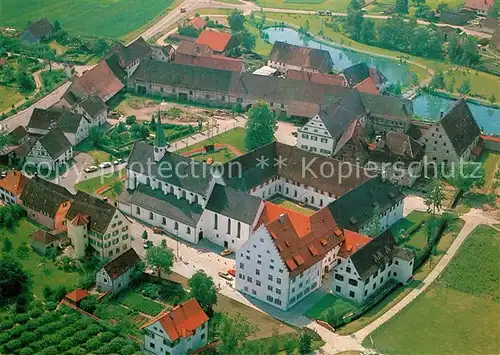 AK / Ansichtskarte Heiligkreuztal Ehem Zisterzienserkloster Fliegeraufnahme Heiligkreuztal