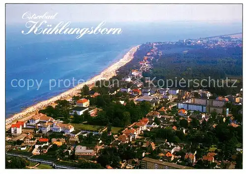 AK / Ansichtskarte Kuehlungsborn_Ostseebad Fliegeraufnahme Kuehlungsborn_Ostseebad