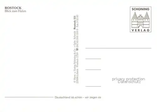 AK / Ansichtskarte Rostock_Mecklenburg Vorpommern Hafen Fliegeraufnahme Rostock