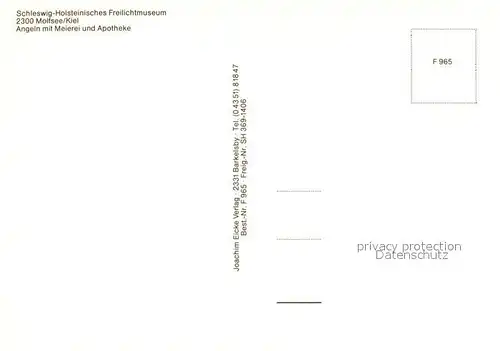 AK / Ansichtskarte Molfsee Angeln mit Meierei und Apotheke Fliegeraufnahme Molfsee