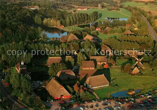 AK / Ansichtskarte Rammsee_Kiel Schleswig Holsteinisches Freilichtmuseum Fliegeraufnahme Rammsee Kiel