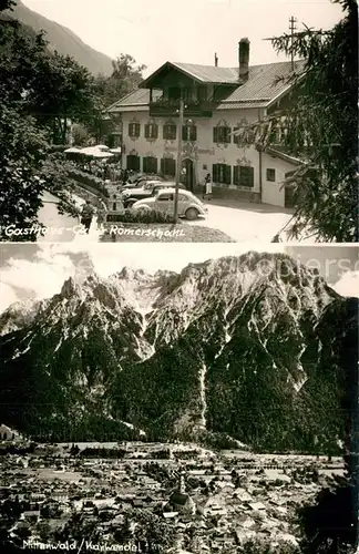 AK / Ansichtskarte Mittenwald_Bayern Gasthaus zur R?merschanz Mittenwald Bayern