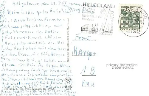 AK / Ansichtskarte Helgoland Fliegeraufnahme Helgoland
