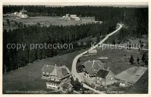 AK / Ansichtskarte Kniebis_Freudenstadt Fliegeraufnahme Kniebis_Freudenstadt