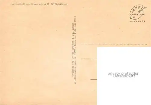 AK / Ansichtskarte St_Peter Ording Fliegeraufnahme St_Peter Ording