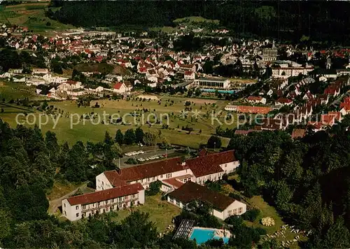 AK / Ansichtskarte Gladenbach Haus Blankenstein Fliegeraufnahme Gladenbach