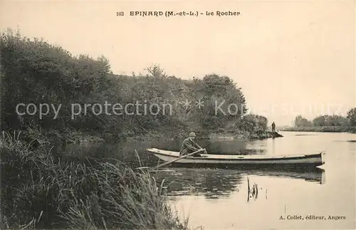 AK / Ansichtskarte Epinard_Cantenay Le Rocher aux bords de la riviere 