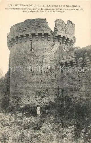AK / Ansichtskarte Guerande Tour de la Gaudinais Guerande