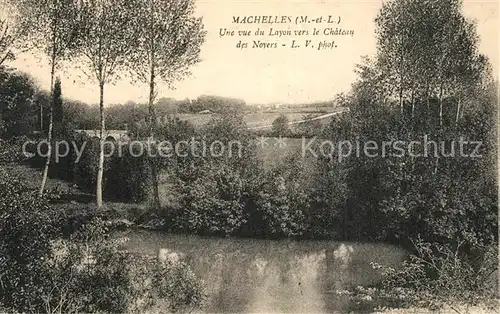 AK / Ansichtskarte Machelles_Faveraye Vue du Layon vers le Chateau des Noyers 