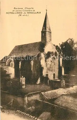AK / Ansichtskarte Le_Marillais Ancienne Chapelle Notre Dame et cimetiere Le_Marillais