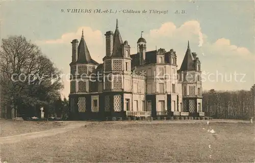 AK / Ansichtskarte Vihiers Chateau de Thirpoyl Vihiers