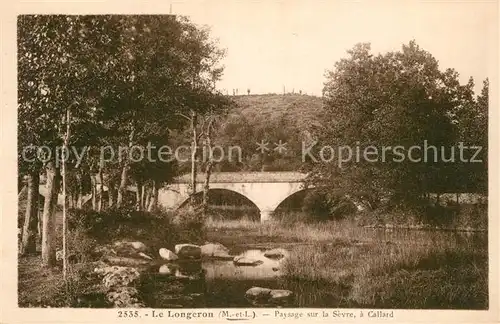 AK / Ansichtskarte Le_Longeron Paysage sur la Sevre a Callard Le_Longeron