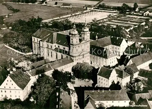 AK / Ansichtskarte Waldsassen Kirche und Abtei Fliegeraufnahme Waldsassen