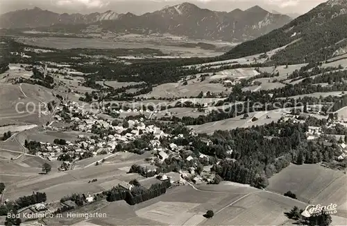 AK / Ansichtskarte Bad_Kohlgrub Fliegeraufnahme mit Heimgarten Bad_Kohlgrub