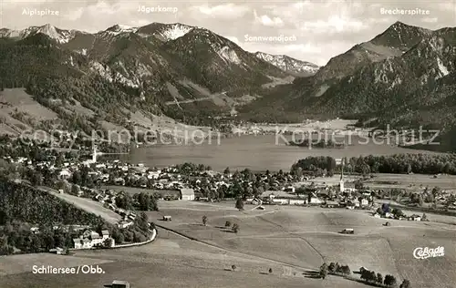 AK / Ansichtskarte Schliersee Fliegeraufnahme Schliersee