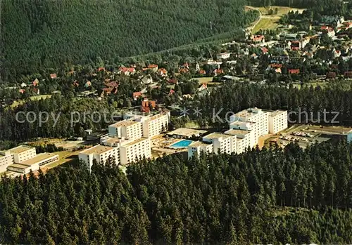 AK / Ansichtskarte Hahnenklee Bockswiese_Harz Fliegeraufnahme Hahnenklee Bockswiese