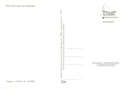 AK / Ansichtskarte Immenstaad_Bodensee Fliegeraufnahme mit Gehrenberg und Seebruecke Immenstaad_Bodensee