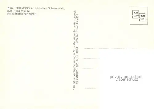 AK / Ansichtskarte Todtmoos Fliegeraufnahme Todtmoos