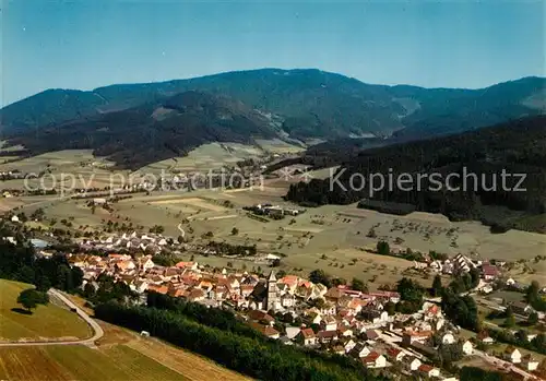 AK / Ansichtskarte Elzach Fliegeraufnahme Elzach