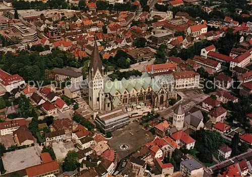 AK / Ansichtskarte Paderborn Fliegeraufnahme mit Dom Paderborn