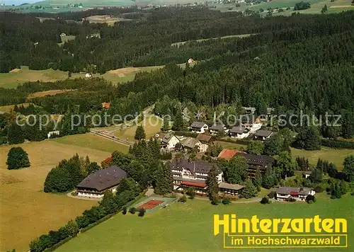 AK / Ansichtskarte Hinterzarten Foeldiklinik Fliegeraufnahme Hinterzarten