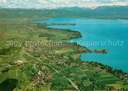 AK / Ansichtskarte Wasserburg_Bodensee Fliegeraufnahme Wasserburg Bodensee